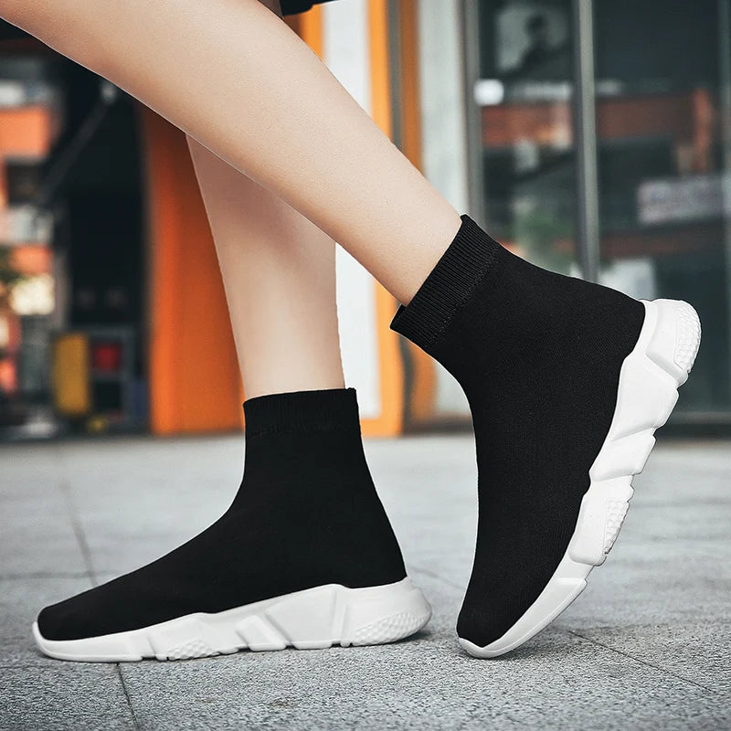 Men's Casual Sneakers Comfortable Socks Walking Shoes 2022 Spring New Comfortable Men's Casual Shoes Light Sneakers Women Shoes